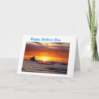 DER GLÜCKLICHE VATERTAG KARTE