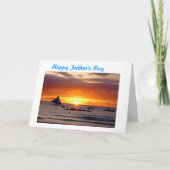 DER GLÜCKLICHE VATERTAG KARTE (Vorderseite)