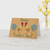 Der glückliche Vatertag Karte (Gelbe Blume)