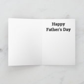 Der glückliche Vatertag Karte (Innenseite)