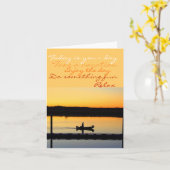 Der glückliche Vatertag Karte (Gelbe Blume)