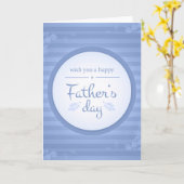 Der glückliche Vatertag Karte (Gelbe Blume)