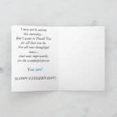 Der glückliche Vatertag Karte (Innenseite)