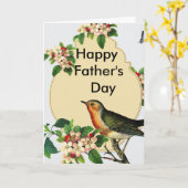 Der glückliche Vatertag Karte (Gelbe Blume)