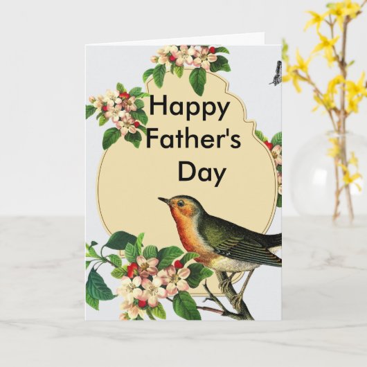 Der glückliche Vatertag Karte (Gelbe Blume)