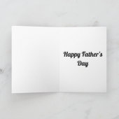 Der glückliche Vatertag Karte (Innenseite)