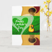 Der glückliche Vatertag Karte (Gelbe Blume)