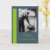 Der glückliche Vatertag Karte (Gelbe Blume)