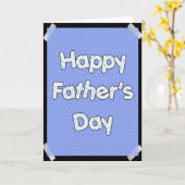 Der glückliche Vatertag Karte (Gelbe Blume)