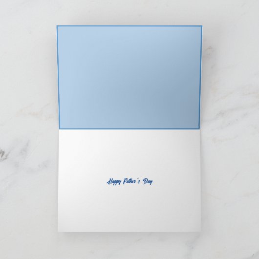 Der glückliche Vatertag Karte (Innenseite)