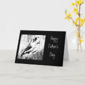 Der glückliche Vatertag mit Vintagen Karte (Gelbe Blume)