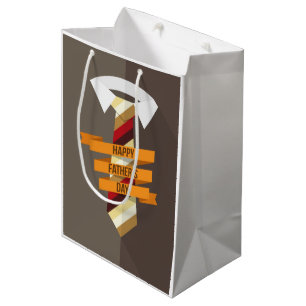 Der glückliche Vatertag Mittlere Geschenktüte