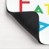 Der glückliche Vatertag Mousepad (Ecke)