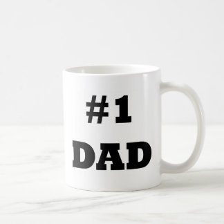 Der glückliche Vatertag - nummerieren Sie 1 Vater Kaffeetasse