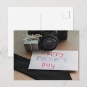 Der glückliche Vatertag Postkarte (Vorne/Hinten)