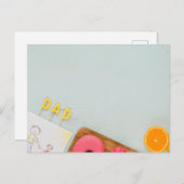 Der glückliche Vatertag Postkarte (Vorne/Hinten)