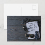 Der glückliche Vatertag Postkarte (Vorne/Hinten)