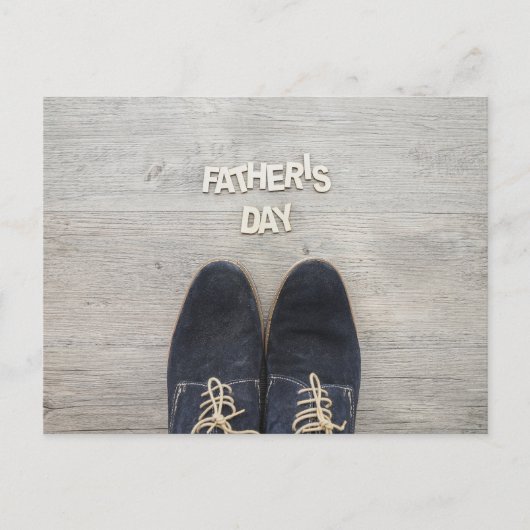 Der glückliche Vatertag Postkarte (Vorderseite)