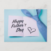 Der glückliche Vatertag Postkarte (Vorderseite)