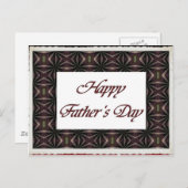 Der glückliche Vatertag Postkarte (Vorne/Hinten)