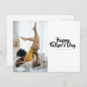 Der glückliche Vatertag Postkarte (Vorne/Hinten)