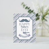 Der glückliche Vatertag Postkarte (Stehend Vorderseite)
