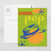 Der glückliche Vatertag Postkarte (Vorne/Hinten)