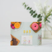 Der glückliche Vatertag Postkarte (Stehend Vorderseite)