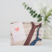 Der glückliche Vatertag Postkarte (Stehend Vorderseite)