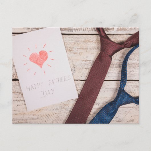 Der glückliche Vatertag Postkarte (Vorderseite)
