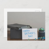 Der glückliche Vatertag Postkarte (Vorne/Hinten)
