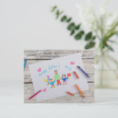 Der glückliche Vatertag Postkarte (Stehend Vorderseite)