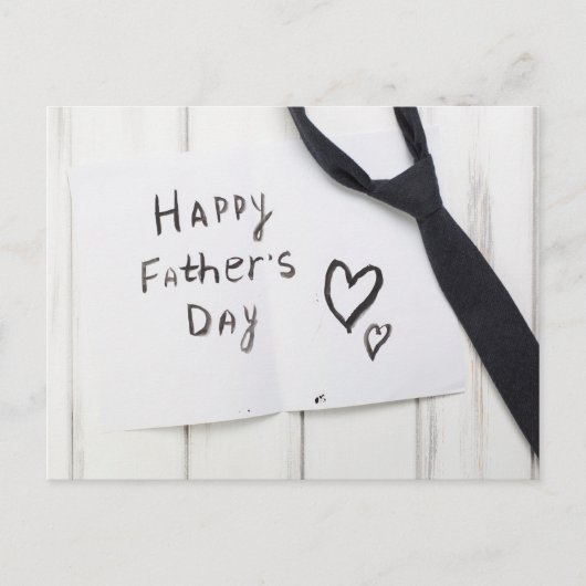 Der glückliche Vatertag Postkarte (Vorderseite)