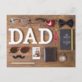 Der glückliche Vatertag Postkarte (Vorderseite)