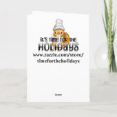 Der glückliche Vatertag | Sohn und Vater Fischerei Karte (Rückseite)