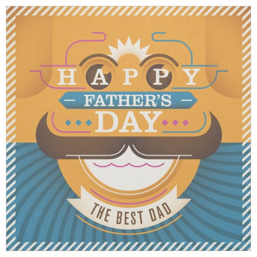 Der glückliche Vatertag Stoff (Muster)