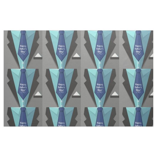 Der glückliche Vatertag Stoff (Fat Quarter (45,7 x 55,9 cm))