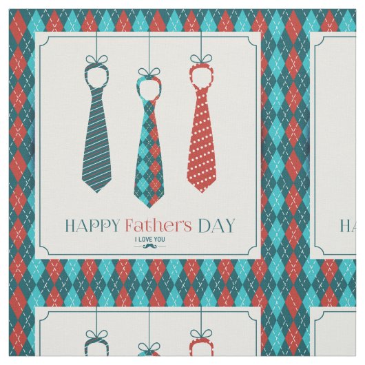 Der glückliche Vatertag Stoff (Muster)
