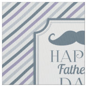 Der glückliche Vatertag Stoff (Nahaufnahme)