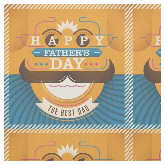 Der glückliche Vatertag Stoff (Muster)