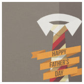 Der glückliche Vatertag Stoff (Nahaufnahme)