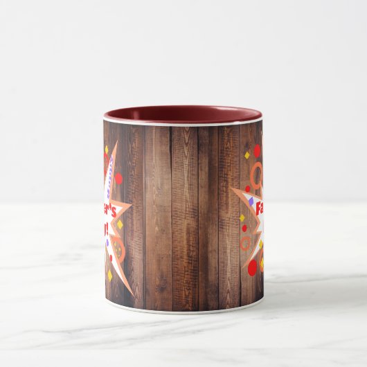 Der glückliche Vatertag Tasse (Zentrum)