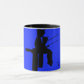 Der glückliche Vatertag Tasse (Zentrum)