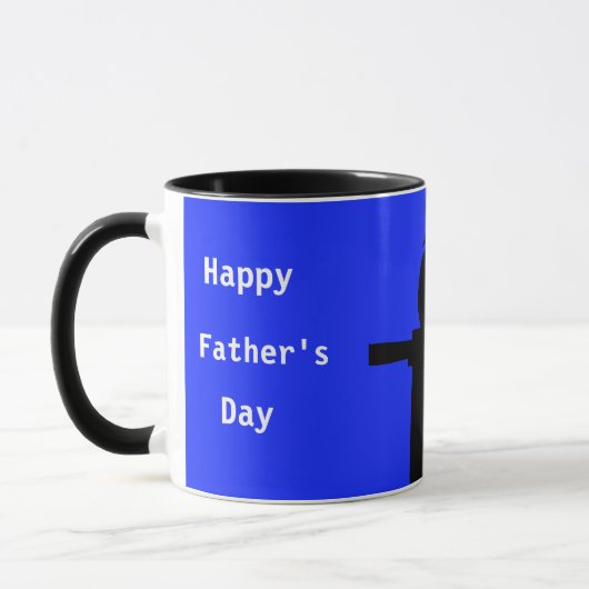 Der glückliche Vatertag Tasse (Links)