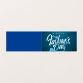 Der glückliche Vatertag Visitenkarten (Außenseite Aufgefaltet)