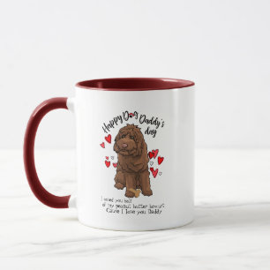 Der glückliche Vatertag von Ihrem Labradoodle Hun Tasse
