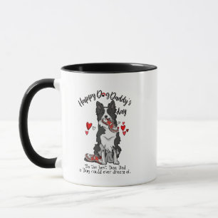 Der glückliche Vatertag von Ihrer Border-Collie Tasse