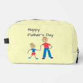 Der glückliche Vatertag Waschbeutel (Vorderseite)