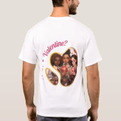 Der glückliche Velentinstag - Valentinische Freude T-Shirt (Rückseite)