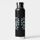 Der glückliche Weltwassertag Trinkflasche (Links)